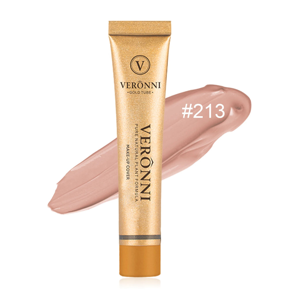 VERONNI Brand Maquiagem Liquid Concealer 30g Flawless Waterproof Body Tattoo Makeup Cover Foundation Face Cosmetics Make Up Base