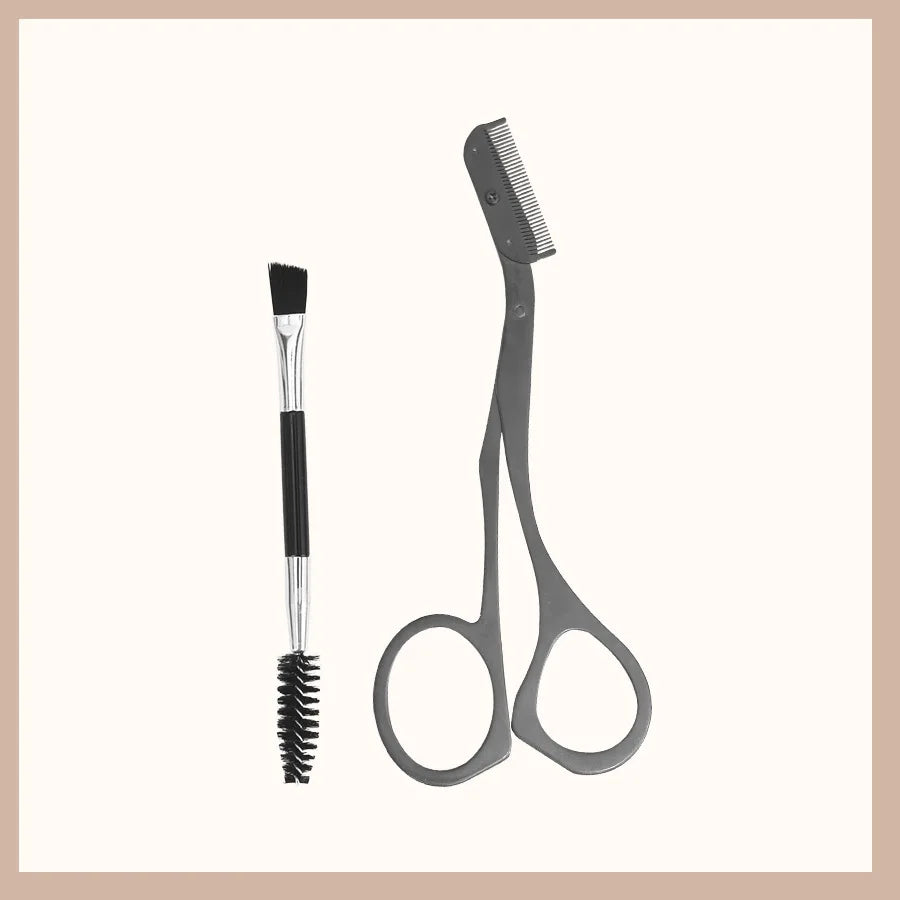 1 2 3 Pcs Eyelash Curler Set Stainless Steel Eyelash Comb Curling and Shaping Tool Makeup Accessories Beauty Kit