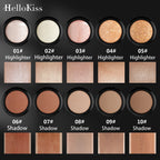 Face Brown Bronzer Contour Stick Face Foundation Makeup Pen Lasting Smooth Contour Shadow Blusher Highlight Concealer Cosmetics