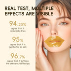 KORMESIC 24K Golden Crystal Collagen Lip Mask Moisturizing Plump Lips Gel Masks Nourishing Hydrating Lip Plumper Lips Skin Care