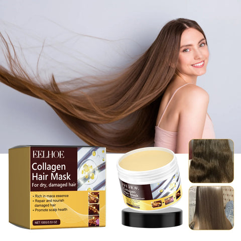 Deep Conditioning Hair Mask Collagen Hair Hydration Treatments for Damaged Hair Moisturizer Repair Hair Strengthening Mask 100g