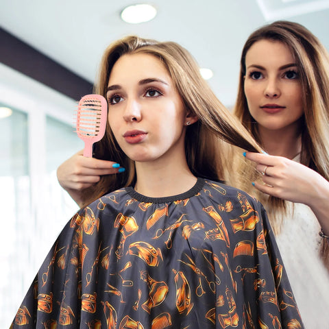 Hair Brush Vented Paddle Detangling Brush Ergonomic Handle for Faster Blow Drying Wet Dry Curly Thick Straight Hair Portable