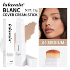 Two-in-one Color-changing Foundation Stick Lightweight Hydrating Brightening Matte Moisturizing Foundation Concealer Makeup