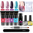 Nail Art Limegirl Kit Poly Nail Gel Extending Soaking Gel Kit Nail Art Acrylic Gel Varnish Kit For Novices Semi Permanent Gel So