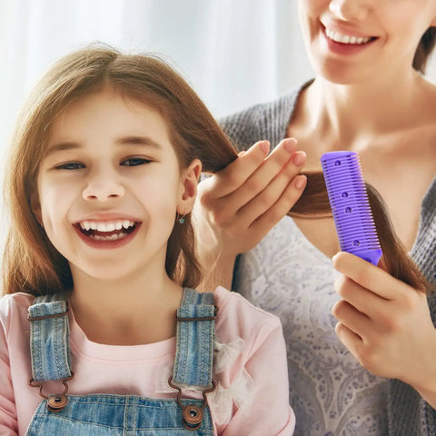 Razor Comb With 5 Pcs Extra Razors, Hair Cutter Comb Dual Side Cutting Scissors Hair Thinning Comb Double Edge Hair Razor Comb