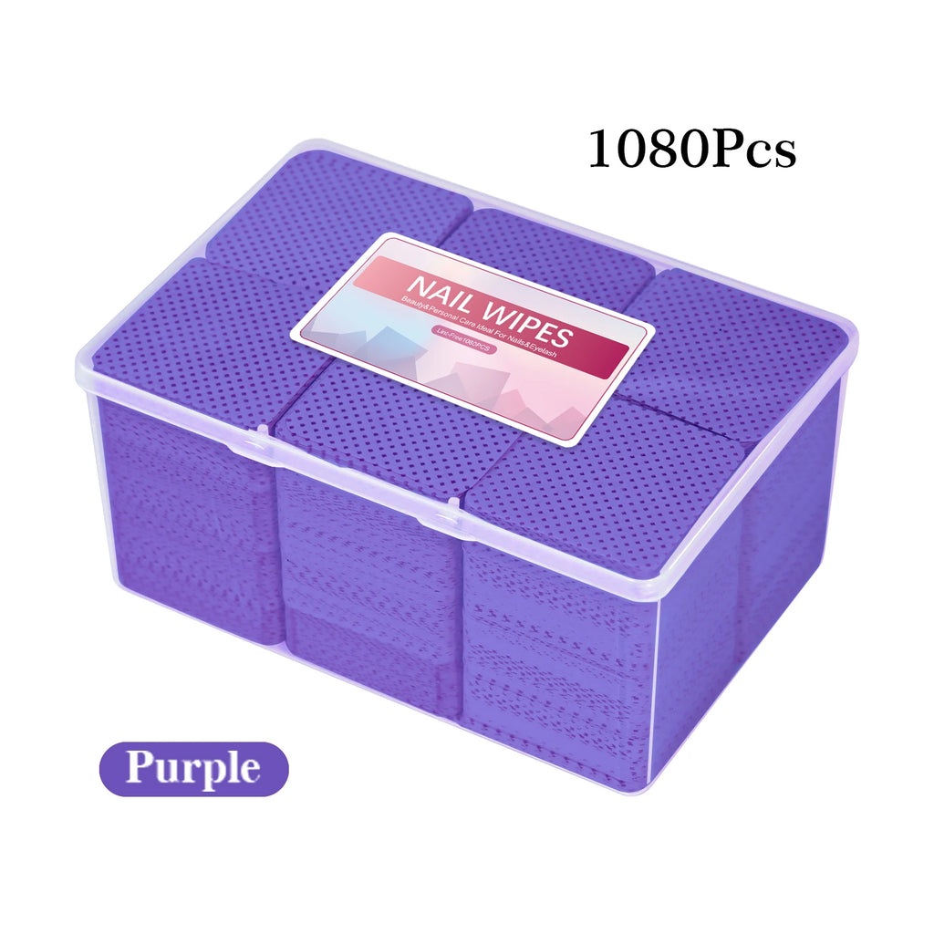 Lint-Free Nail Polish Remover Cotton Wipes UV Gel Tips Remover Cleaner Paper Pad Nails Polish Art Cleaning Manicure Tools