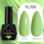 10ml Gel Nail Polish 162 Colors Nail Supplies Vernis Semi Permanent Nail Art Manicure Soak Off LED UV Gel Nail Varnishes Summer