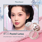Flower Knows Strawberry Rococo Series Embossed Blush Fine Powder Makeup Smooth Long-Lasting Blusher Face Enhancing Makeup Color
