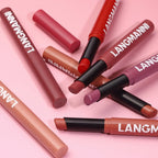 New Rotating Velvet Matte Lipstick Long Lasting Waterproof Lipstick Non-Stick Cup Lip Stain Tint Cosmetics Pencil Liner Makeup