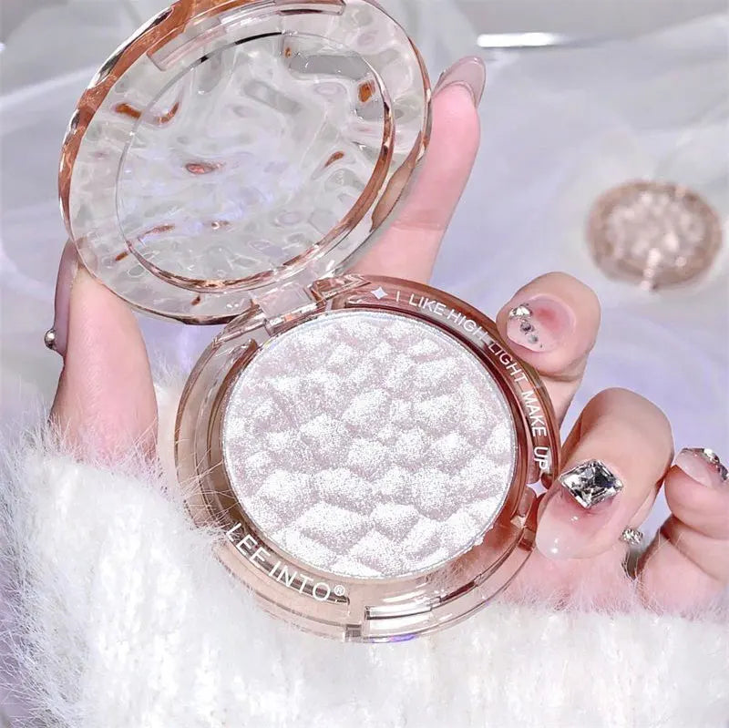 Crystal Bright Light high Gloss Powder Pearl Fine Flash Flash brightening makeup not fly Powder for young girls blush