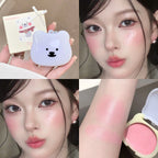 Watery Blush Cream SHAQINUO  Moisturizing Jelly Glow Blush, Rouge Korean Makeup, Cream Texture, Low Saturation Brightening