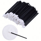 100pcs/Set Disposable Lip Brushes, Makeup Applicator Wands For Lipstick, Lip Gloss, Cosmetic Beauty Tools Kit,Giveaways