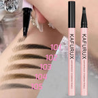 6 Colors 1PC Brown Eyebrow Pen Waterproof 4 Split Tip Black Eyebrows Pencil Liquid Eye Brow Makeup Lasting Cosmetic for Gifts