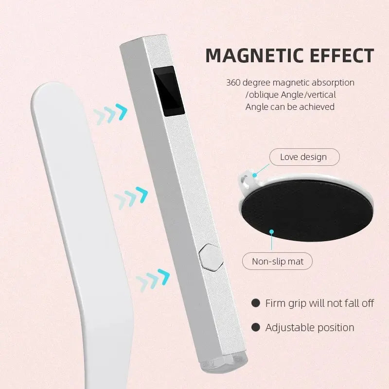 Mini Handheld UV Led Lamp For Nails Portable Rechargeable Nail Dryer For Curing Gel Polish With Display Manicure Machine