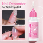 15ML Nail Glue Remover for Press on Acetone Free Nail Polish Remover Multi-Functional Remover for Nails Tips Gentle Glue Remover