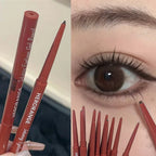 Matte Brighten Lying silkworm Eyeliner Gel Pen Waterproof Quick Drying Pink Brown Ultra fine Eye Shadow Pen Not-Smudge Makeup