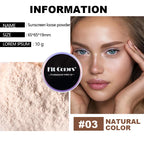 Fit Colors Concealer Smoothing Powder Waterproof, Sweat Resistant and Oil Resistant Makeup Powder Setting Powder