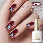 BORN PRETTY 10ml Silver Water Light Cat Magnetic Gel Nail Polish Nail Supplies Vernis Semi Permanent Gel for Fall Winter Nails