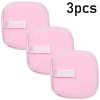 1/3pcs Reusable Discs Makeup Remover Wipe Cotton Pads Microfiber Makeup Face Towel Cloth Washable Sponge Skin Care Cleaning Puff