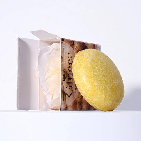 XF+60g Fresh Ginger Shampoo Soap Ginger Oil Hair Care Hair Loss Prevention Dandruff Removal Repair of Damaged Hair Roots