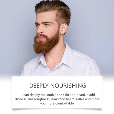 Men Beard Moisturizing Conditioner Improve Smooth Promote Growth Repair Shape Deeply Nourish Not Irritate Beard Care Conditioner