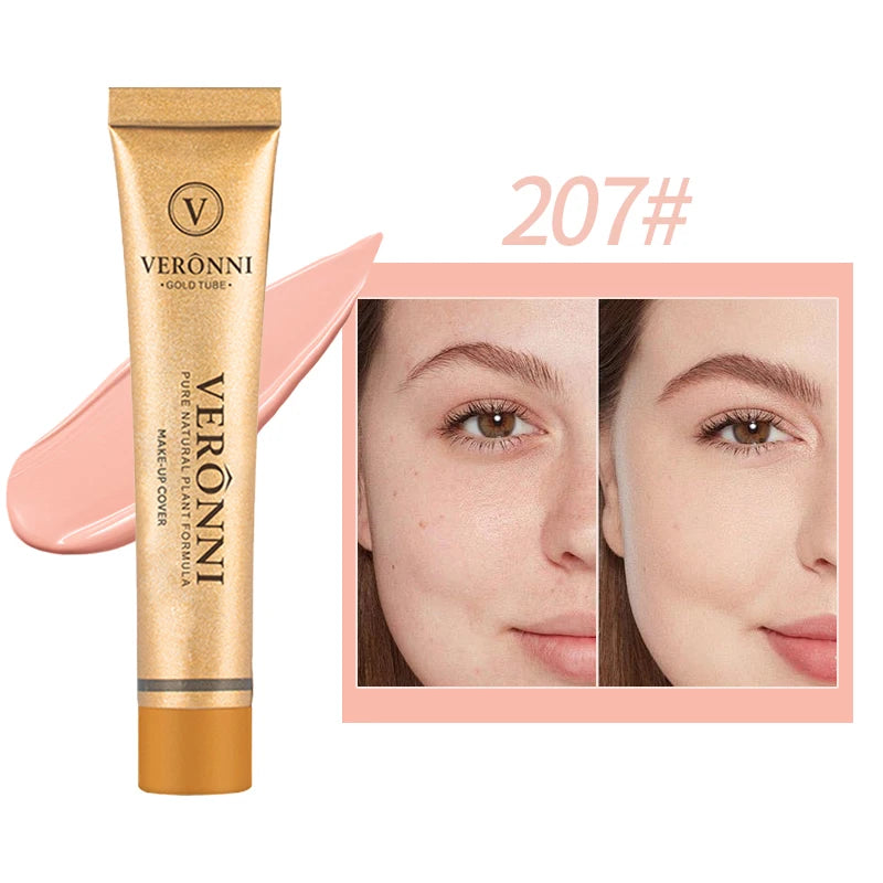 Long-lasting waterproof and sweatproof concealer with natural nude Maquiagem Liquid Concealer Beauty Face  Cosmetics Makeup Base