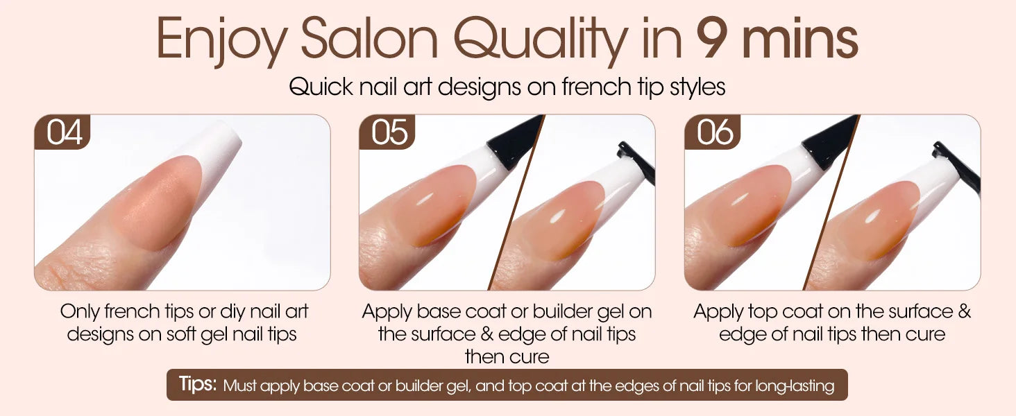 GELLEN Press on Nails for Women 150PCS Almond Shaped False Nails Medium Length Soft Gel Tips Natural Looking Nail Art