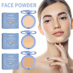 Face Setting Pressed Powder Oil Control Invisible Pores Waterproof Matte Long Lasting Natural Setting Powder Foundations Makeup