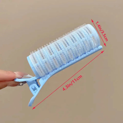 1/2pcs Fluffy Hair Roller Bangs Hair Root Fluffy Hair Clips Self Grip Traceless No Damage Bang Top Styling Curling Barrel Roller
