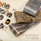 10 Rolls Water Soluble Leopard Print Transfer Paper Nail Transfer Foil Animal Printing Stickers Professional Nail Art Design