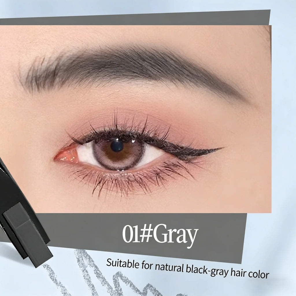 QXQY Eyebrow Pencil Automatic Rotating Double Head Long Lasting Natural Waterproof 5 Color Triangle Eyebrow Pen Make Up