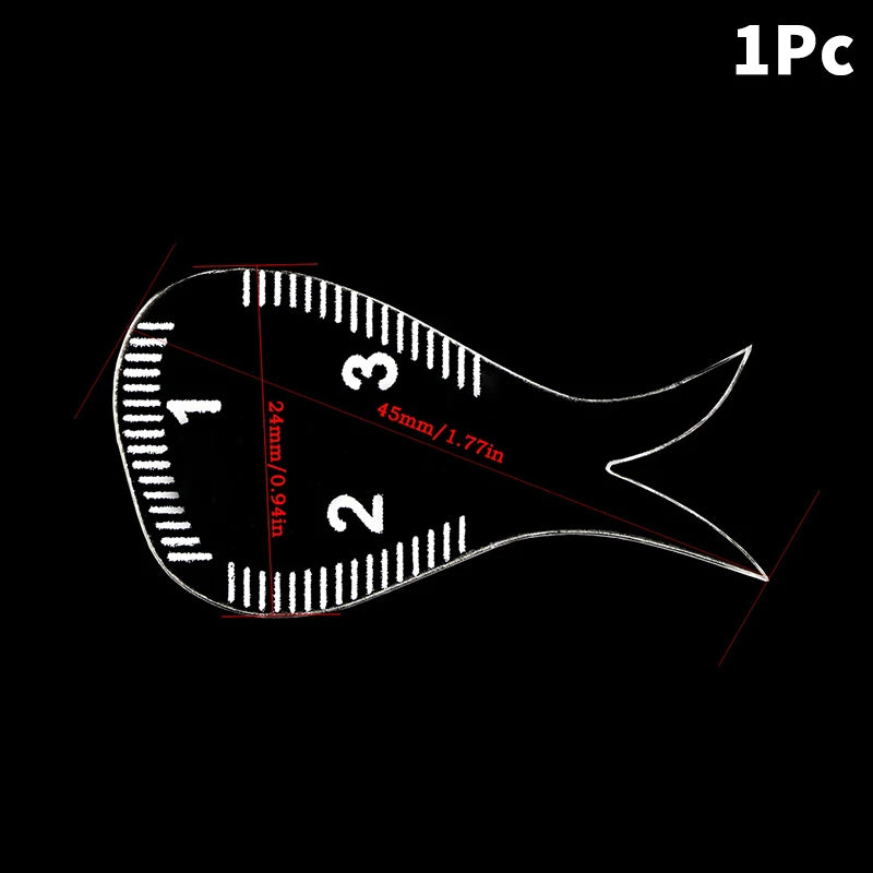 1PC Brow Mapping Ruler Eyebrow Shaping Ruler 1 Minute Fast Drawing Design Brow Easy Tool Microblading Permanent Makeup Stencils