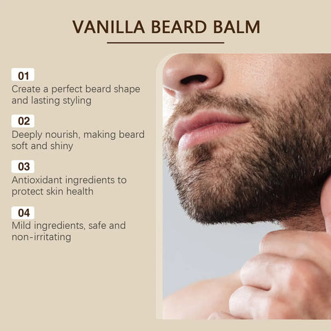 Natural Men Beard Growth Roller Set Beard Growth Kit Men's Beard Growth Essence Nourishing Enhancer Beard Oil Spray Beard Care