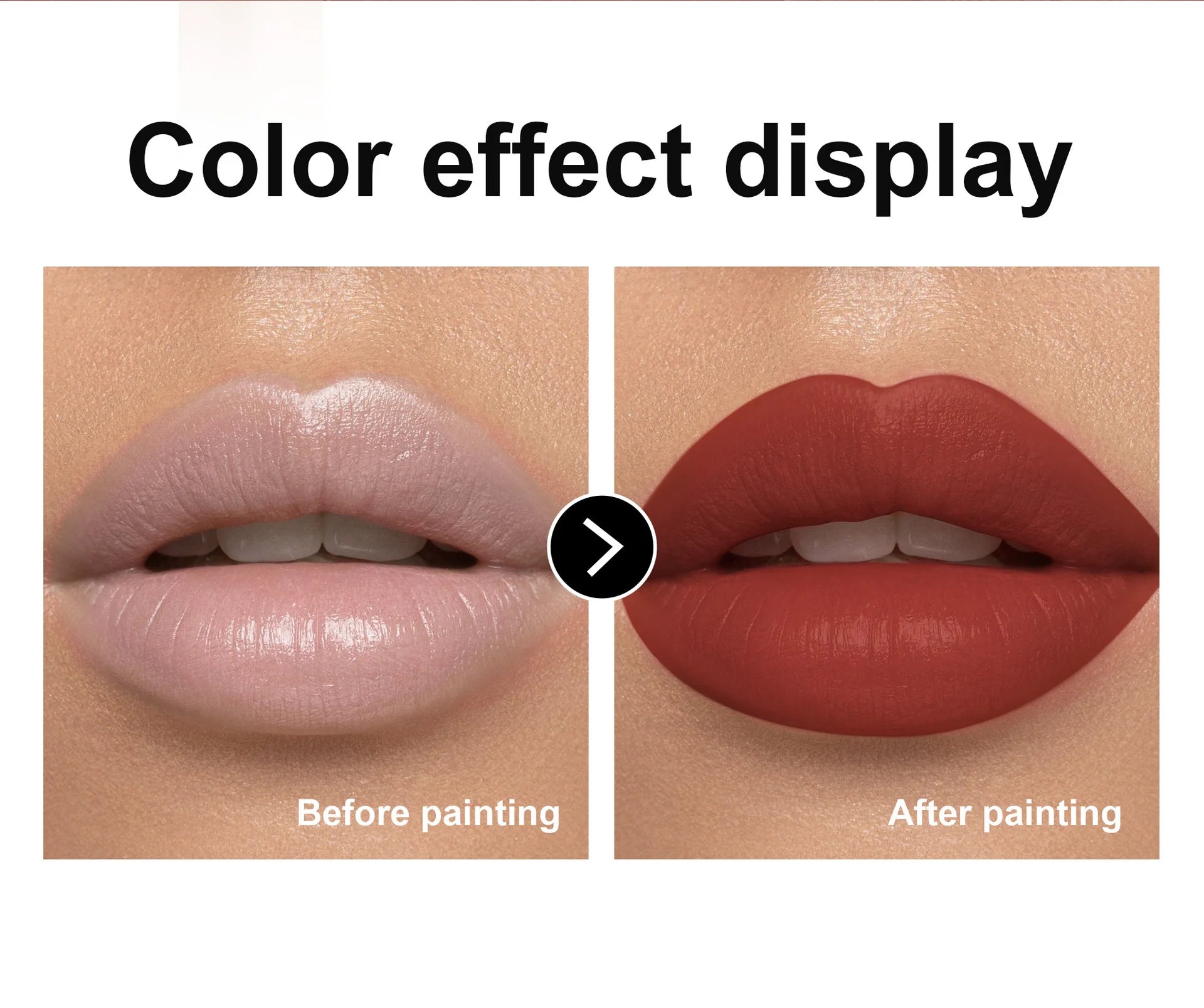 8 Colors Deep Red Matte Lipstick Waterproof Non-Stick Velvet Texture Easy Apply Rose Red Lip Makeup Long-Lasting Cosmetics