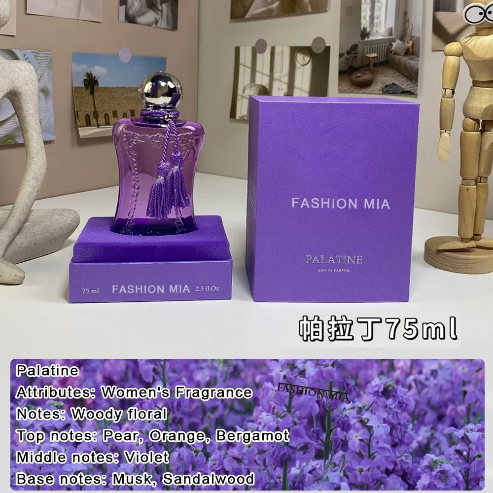 75ml Brand Women Sexy Atractivo Perfume Lasting Citrus Floral Pheromone Men Cologne Fragrances Body Spray Dating Perfume Gifts
