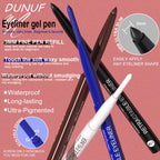 Waterproof Matte Blue Eyeliner Gel Pencil Ultra-fine Smooth Quick Dry Non-Smudge Easy Wear Black Brown White Eyeliner Pen Makeup