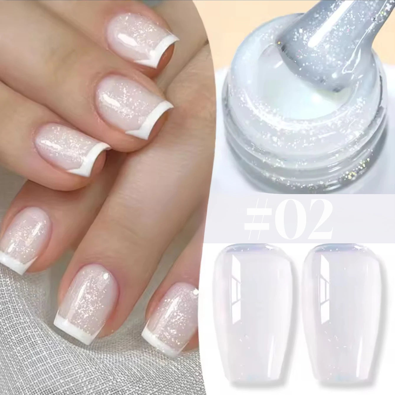 10ML 1-24PCS Milk White Jelly Gel Nail Polish Nail Art 2025 New Popular Nail Supplies UV LED Light Nails Autumn Nails