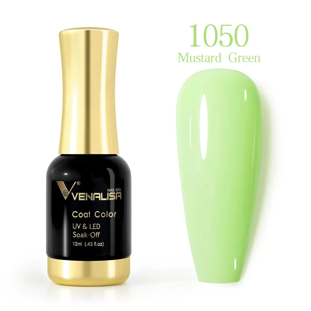 Venalisa 12ml Platinum Gel Nail Polish Super Shiny Effect Nail Gel Perfect Soak off UV&LED Nail Color Foil Chrome Gel Polish