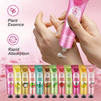 12 Hand gift Hand cream and lip balm set Friends Party Gift with love net bag and thank you card Holiday gift