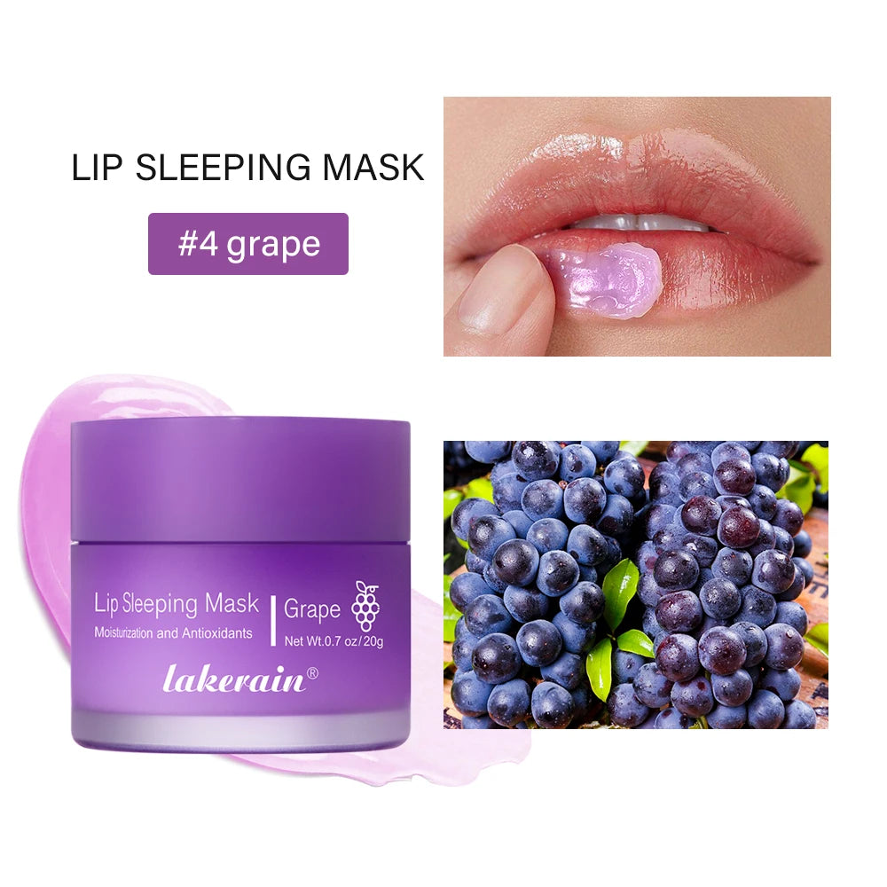 Moisturizing Sleeping Lip Mask Night Lips Care Maintenance Fades Lip Lines Relieves Lipitis Lip Care Products 20g