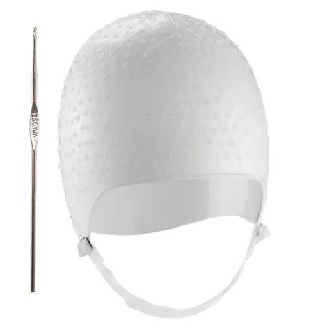 Reusable Dye Hat Hair Coloring Highlighting Hat Silicone Reusable Flexible High Elasticity Folding Hair Dye Hat Silicone Dye Hat