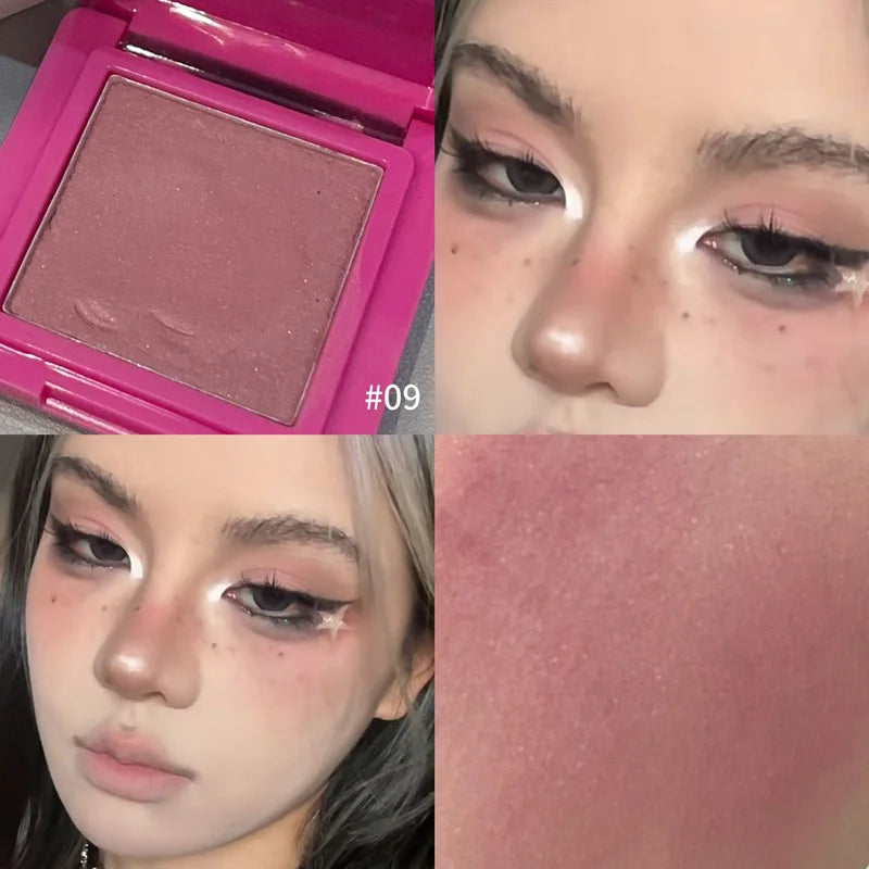 HERORANGE youth monochrome makeup eye shadow ins pearlescent fine flash natural delicate mashed potato eye shadow plate