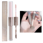 Double Head Face Contouring Stick 2 in 1 High Gloss Grey Brown Matte Nose Shadow Cream Brighten Highlighter Face Bronzer Makeup
