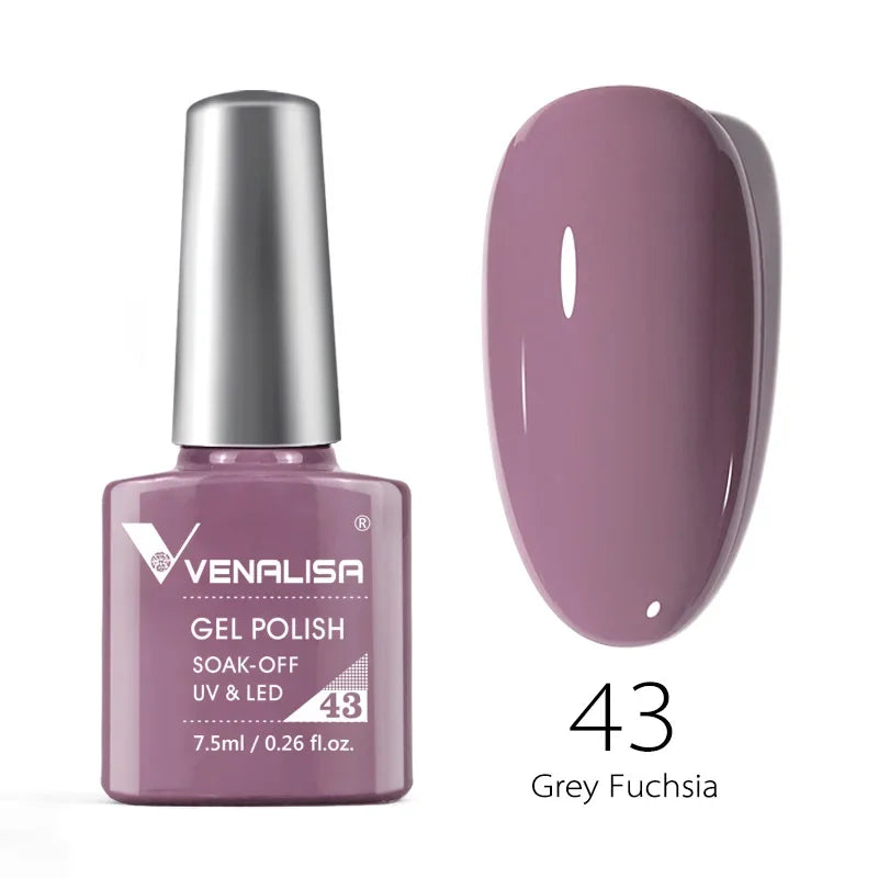 Venalisa VIP4 Nail Gel Polish HEMA/TPO FREE Full Coverage Beautiful Semi Permanent Soak Off UV LED Gel Nail Polish Gel Lacquer