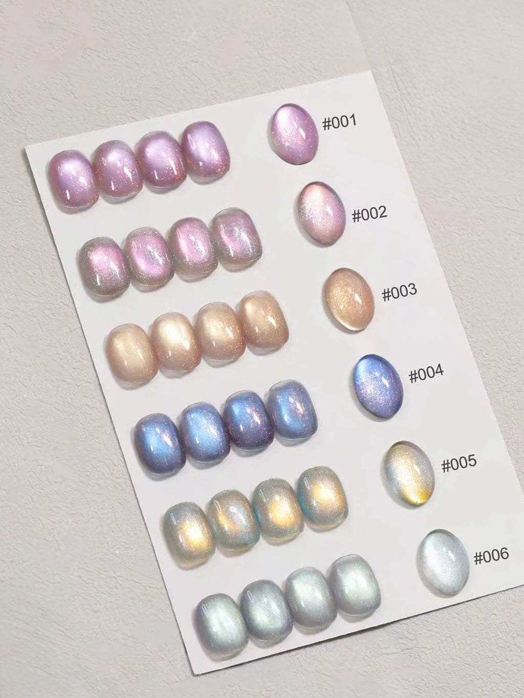 12ML 1-6PCS Popular Winter Internet Celebrity Hot-selling Northern Lights Cat Eye Magnet Gel Nail Polish Nail Art Nail Supplies