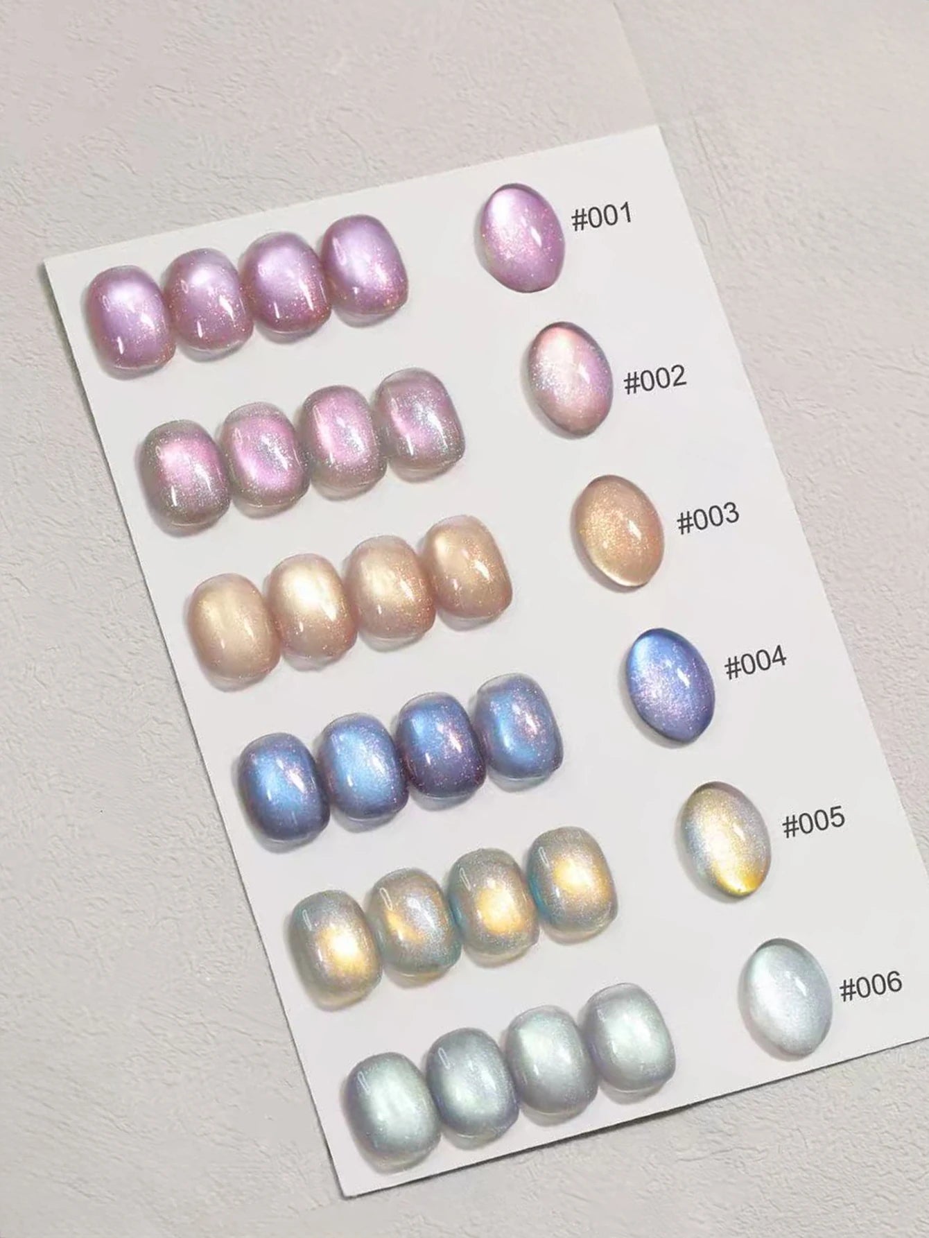 12ML 1-6PCS Popular Winter Internet Celebrity Hot-selling Northern Lights Cat Eye Magnet Gel Nail Polish Nail Art Nail Supplies
