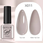 LILYCUTE  5ml Gold Sliver Metallic Liner Gel Nail Polish French Style Super Bright Mirror Pull Line Graffiti Painting Stripe Gel