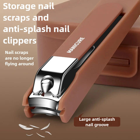 Complete 7 Pcs Set Manicure Kit Nail Clippers with Clippers Cuticle Pusher & Trimmer portable Gift For Women and Men