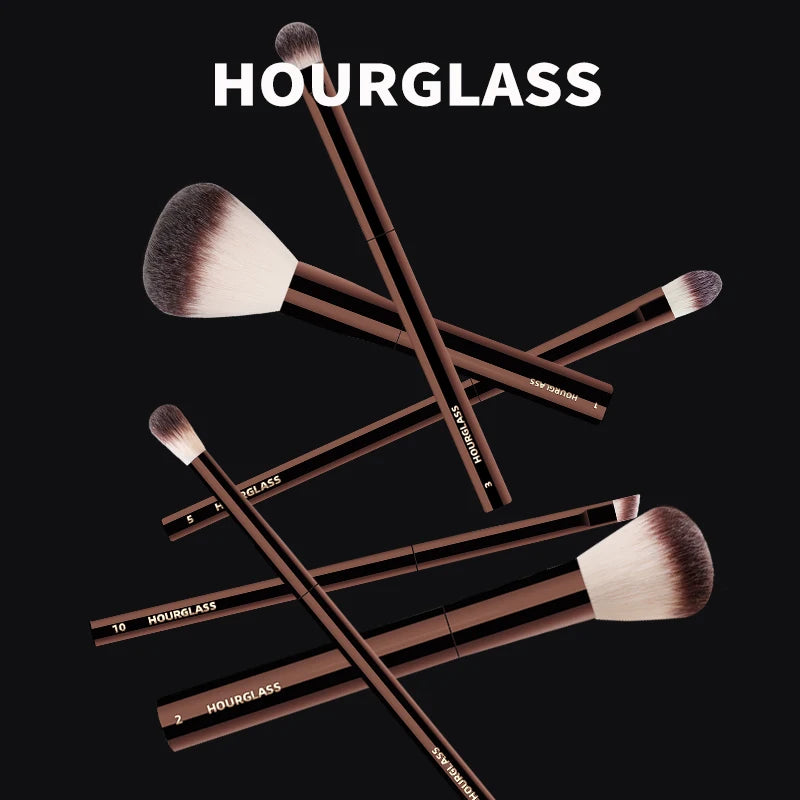 Hourglass Makeup Brush- No.6 Tapered Blender Brush Soft and Skin-friendly Fiber Hair Fashion Design Single Eye Brush