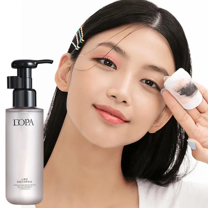 DOPA Camellia Seed Clear and Moisturizing Makeup Remover Oil Eye and Lip Makeup Remover Water deeply cleanses the face